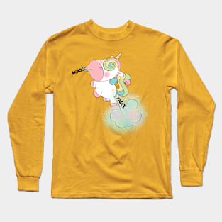 Sick unicorn Long Sleeve T-Shirt